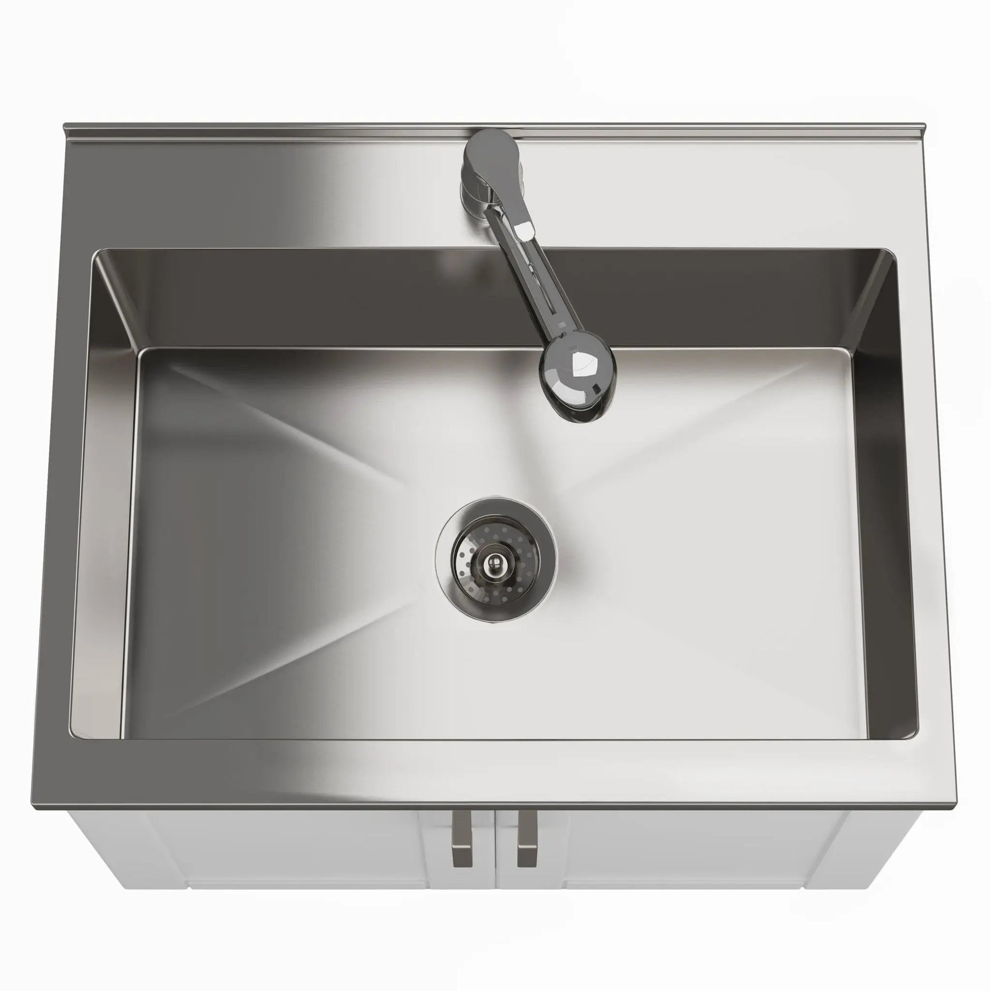 Kyle laundry vanity with stainless steel sink and chrome faucet, Unique Piece Furniture on Tampa Home & Garden Store