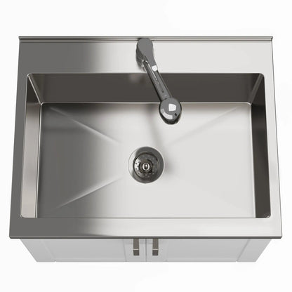 Kyle laundry vanity with stainless steel sink and chrome faucet, Unique Piece Furniture on Tampa Home & Garden Store