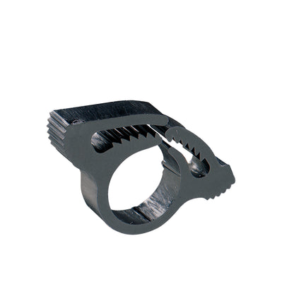 Orbit Irrigation 1/4in drip tubing high-pressure clamp, black plastic on Tampa Home & Garden Store