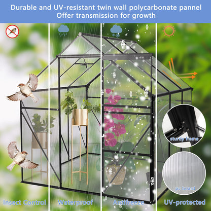 Outdoor Polycarbonate House and Raised Metal Base