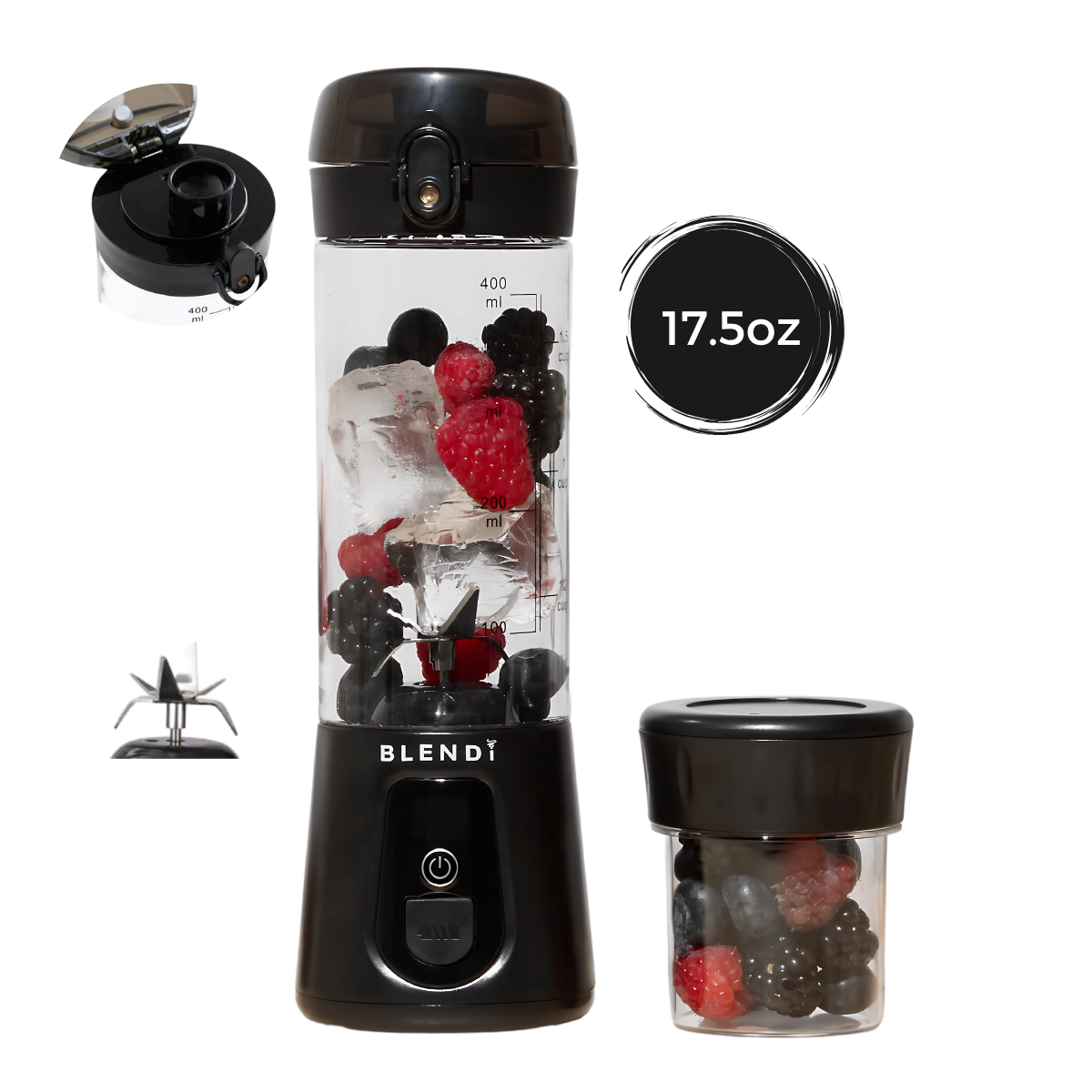 Batidora portátil Pro+ para picar hielo (500 ml)