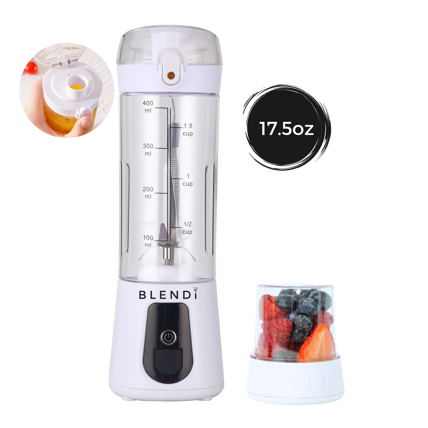 Batidora portátil Pro+ para picar hielo (500 ml)