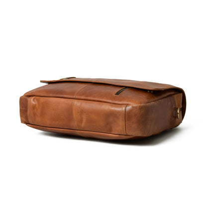 Wilson Tan Leather Crossbody Bag - Tampa Home & Garden Store