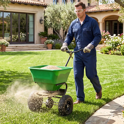 Walk-Behind Broadcast Spreader 66 Lb Capacity