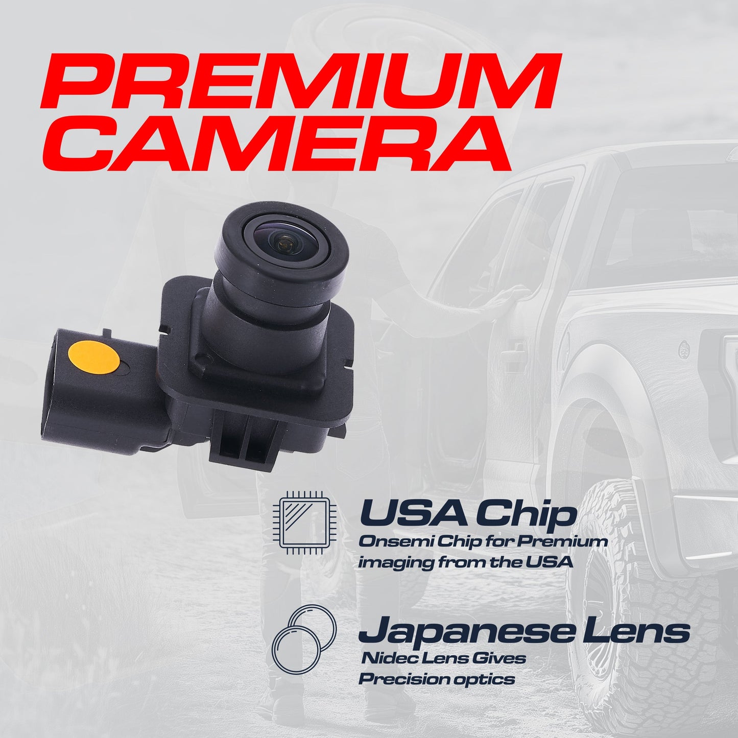 Ford Edge 2011-2012 OEM backup camera module by Master Tailgaters, black housing on Tampa Home & Garden Store