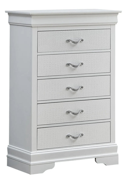 Lorana Chest with Crystal Drawer Pulls Design