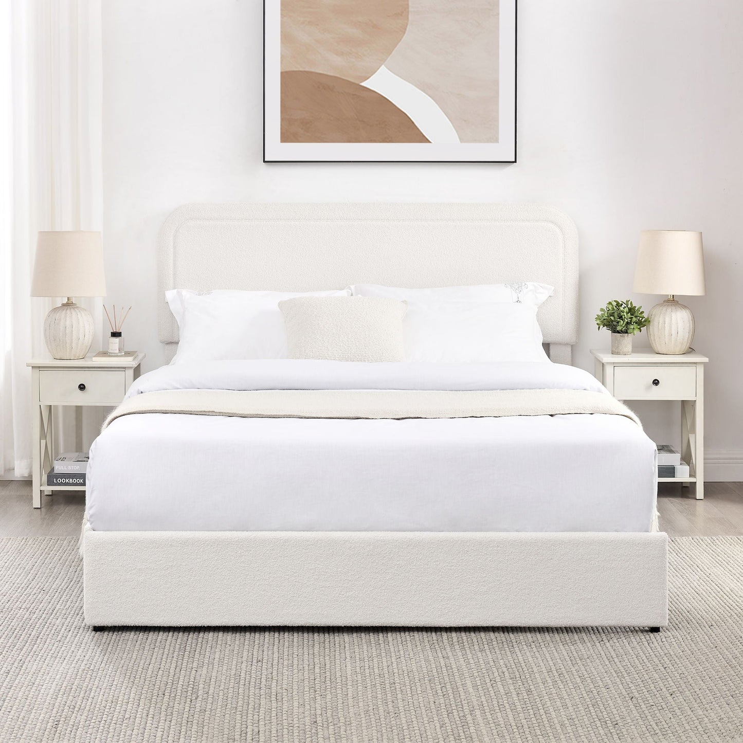 Liv Upholstered Storage Platform Bed with Drawers