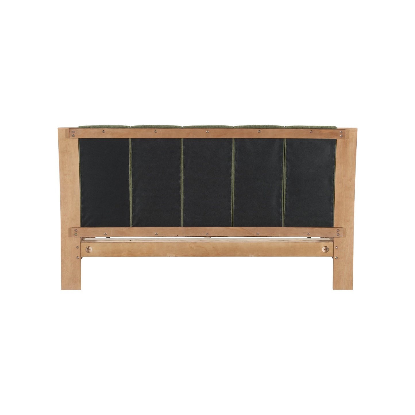 Premium Pine Wood Queen Bed Frame with Headboard