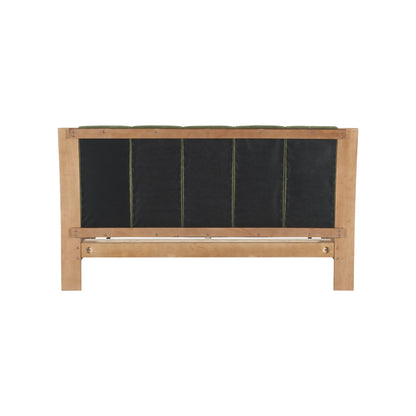 Premium Pine Wood Queen Bed Frame with Headboard