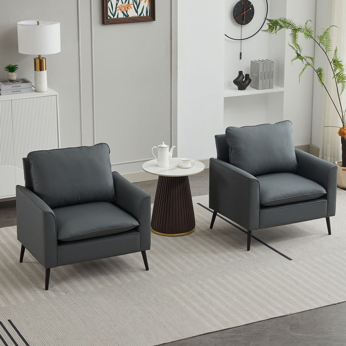 Nordic and Elegant Upholstered Sofa Chair
