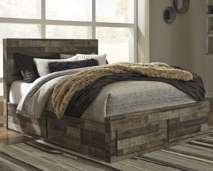 Derekson Panel Bedroom Set with Butcher Block