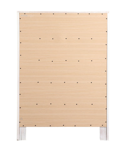 Modern Elegant Transitional Storage Chest with natural wood plywood and white frame legs on Tampa Home & Garden Store