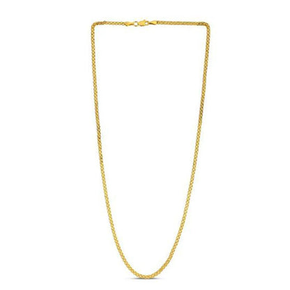 14k yellow gold Bismark chain necklace 2.5mm by Bids.com on Tampa Home & Garden Store