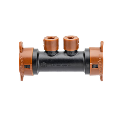1/2" x 1/4" Drip-Lock 2-Port Drip Manifold 67046