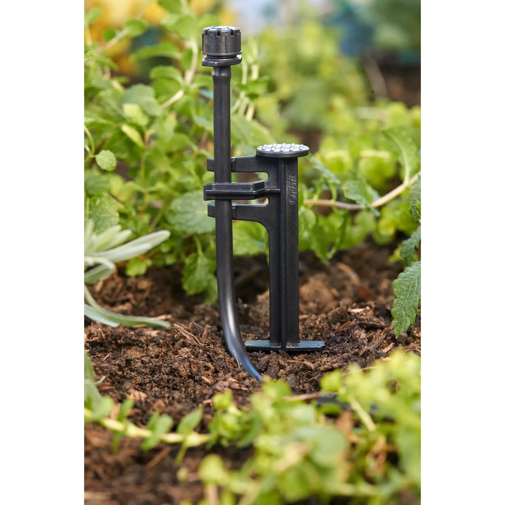 Orbit Irrigation 1/4-in barb multi-stream drip emitter on stake on Tampa Home & Garden Store