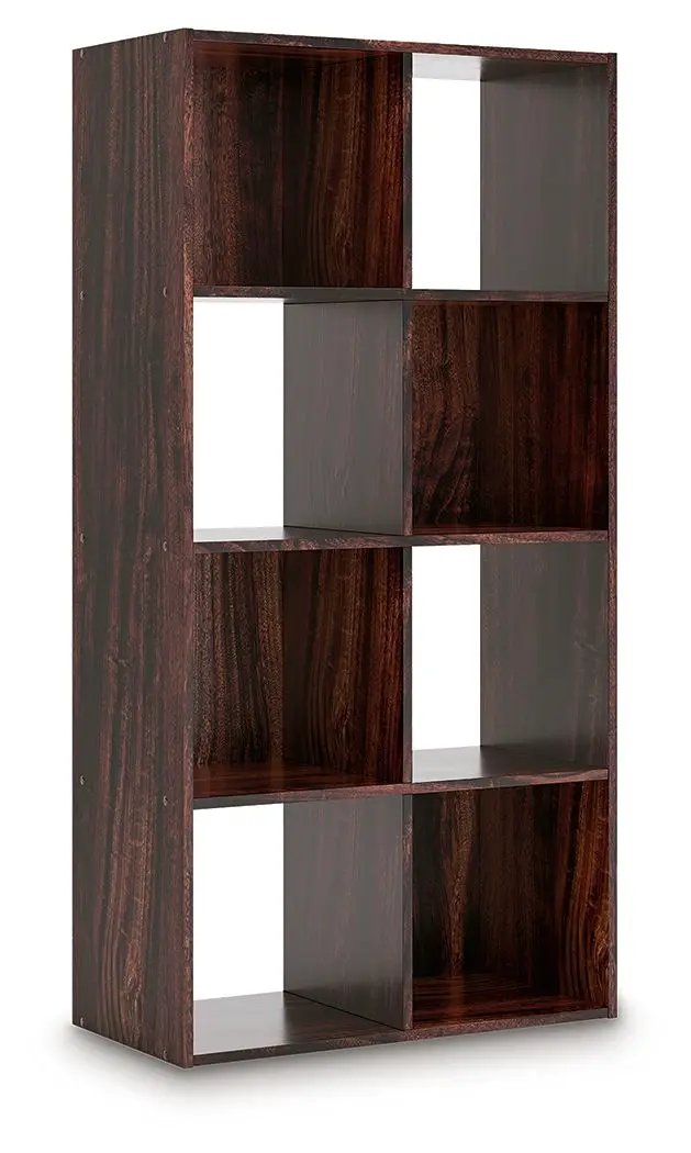 Glosmount cube organizer in dark wood finish with open cubbies by Unique Piece Furniture on Tampa Home & Garden Store