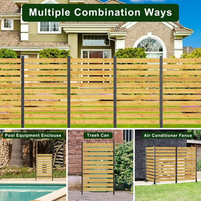 Outdoor Privacy Screen for Pool and Equipment