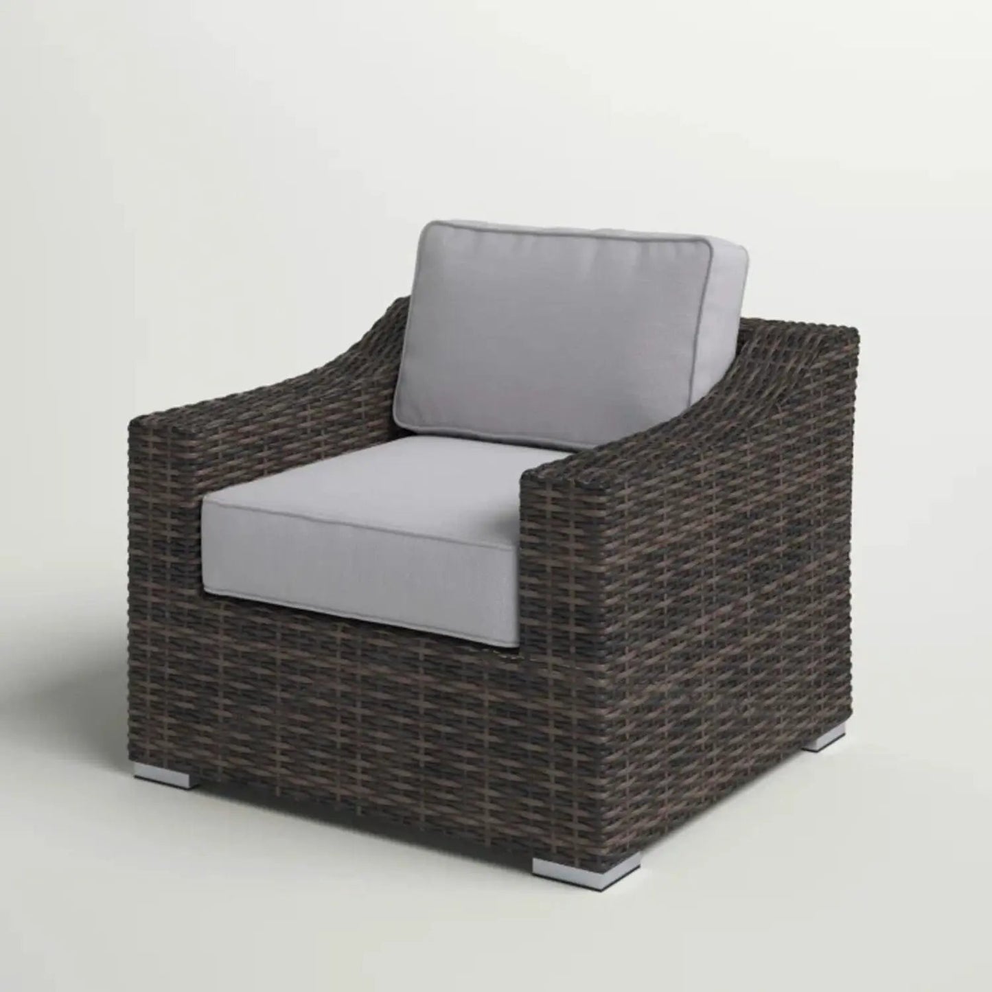 Patio Chair with Cushions Modern Design Outdoor
