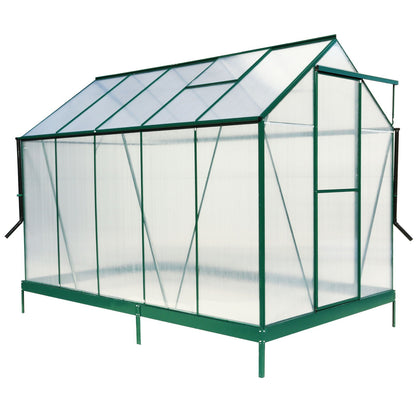 Heavy Duty Polycarbonate Greenhouse Kit and Door