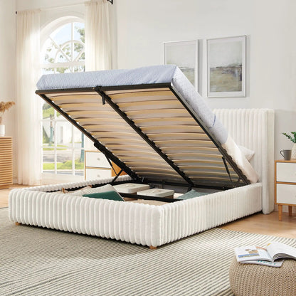 Vertical Striped Bed with Gas Lift Storage