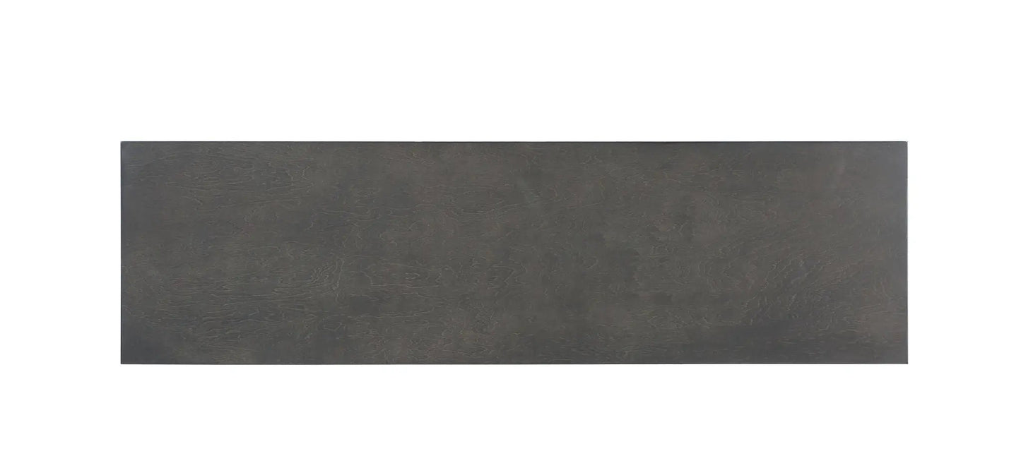 Louis Philippe bedroom dresser front panel in dark charcoal wood grain, sleek design on Tampa Home & Garden Store