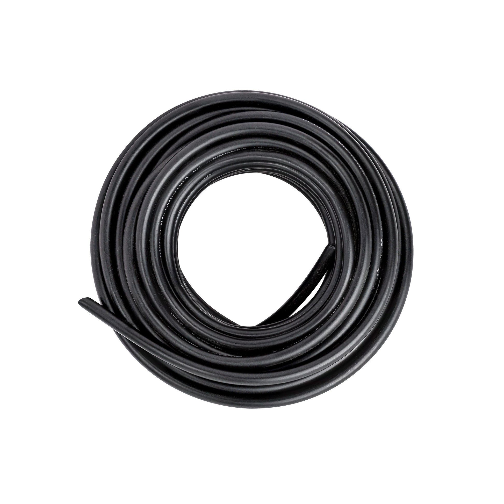 Drip blank distribution tubing 1/4 in, Orbit Irrigation, black, 50 ft coil on Tampa Home & Garden Store