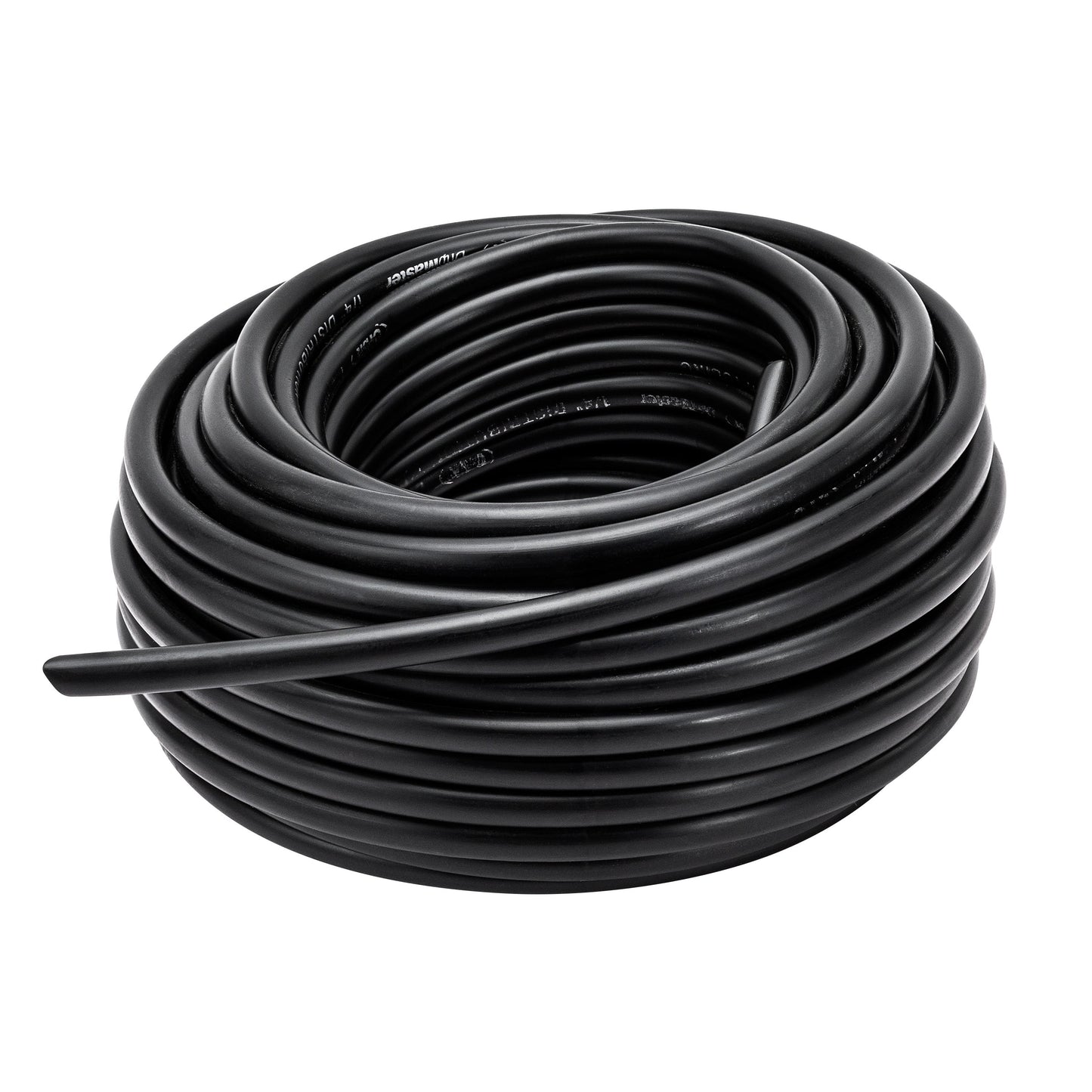 Drip distribution tubing 1/4 in black, Orbit brand, 50 ft coil on Tampa Home & Garden Store