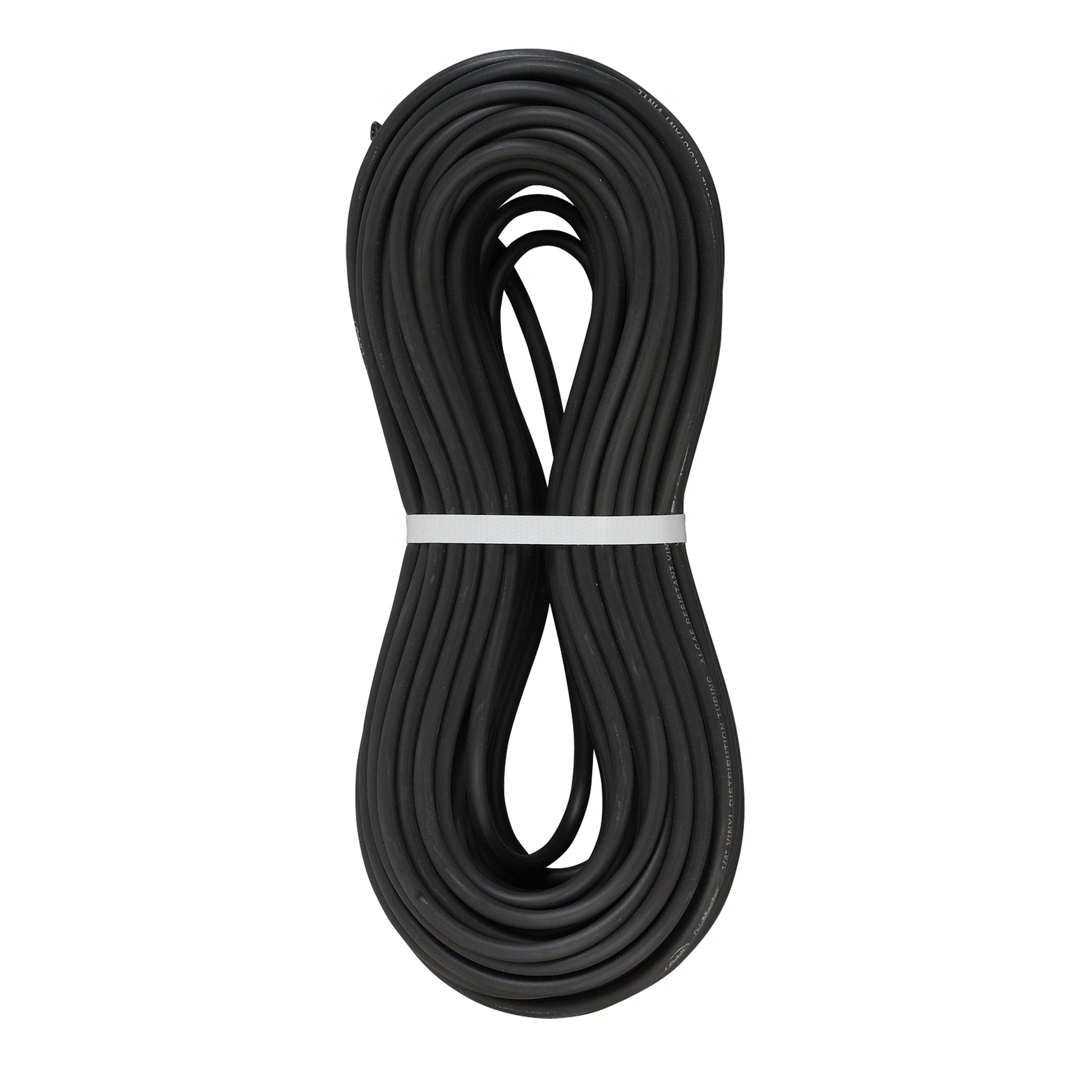 1/4 in x 100 ft black drip distribution tubing Orbit Irrigation on Tampa Home & Garden Store
