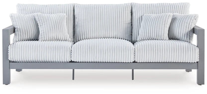 Hurley Park Outdoor Sofa With Cushion Gray