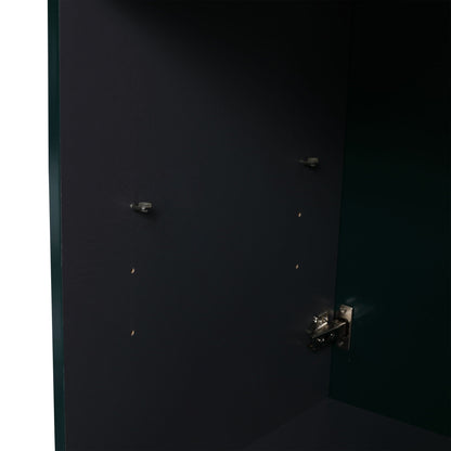 Freestanding bathroom vanity by HouseOfZazla, dark interior finish with soft-close hinges on Tampa Home & Garden Store