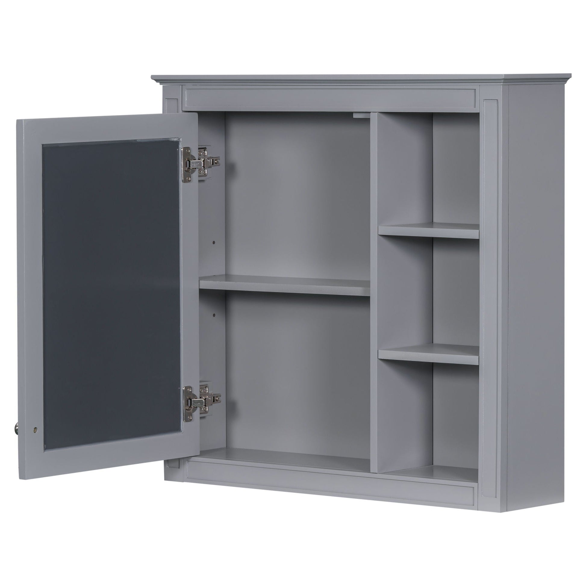 Vanity with medicine cabinet in gray, 2 doors and 4 drawers by HouseOfZazla on Tampa Home & Garden Store