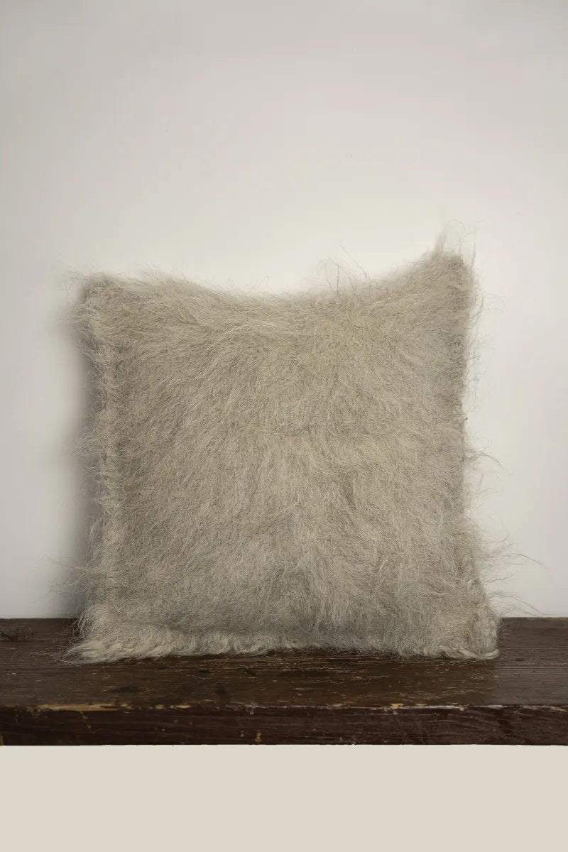 Organic and Handwoven Wool Decorative Pillow