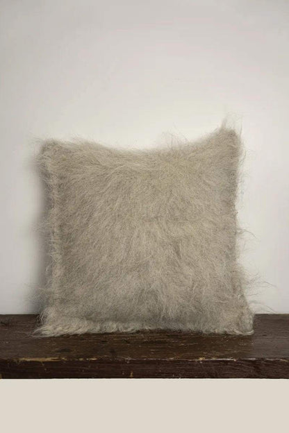 Organic and Handwoven Wool Decorative Pillow