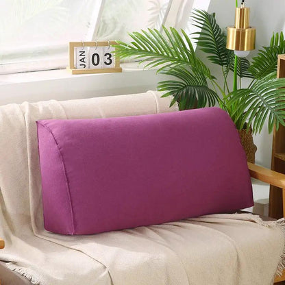 Removable and washable sofa cushion purple fabric by FLIPSTYLEZLLC on beige living room sofa on Tampa Home & Garden Store