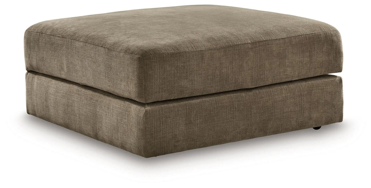 Camellia-Court storage ottoman in coffee taupe fabric by Unique Piece Furniture on Tampa Home & Garden Store