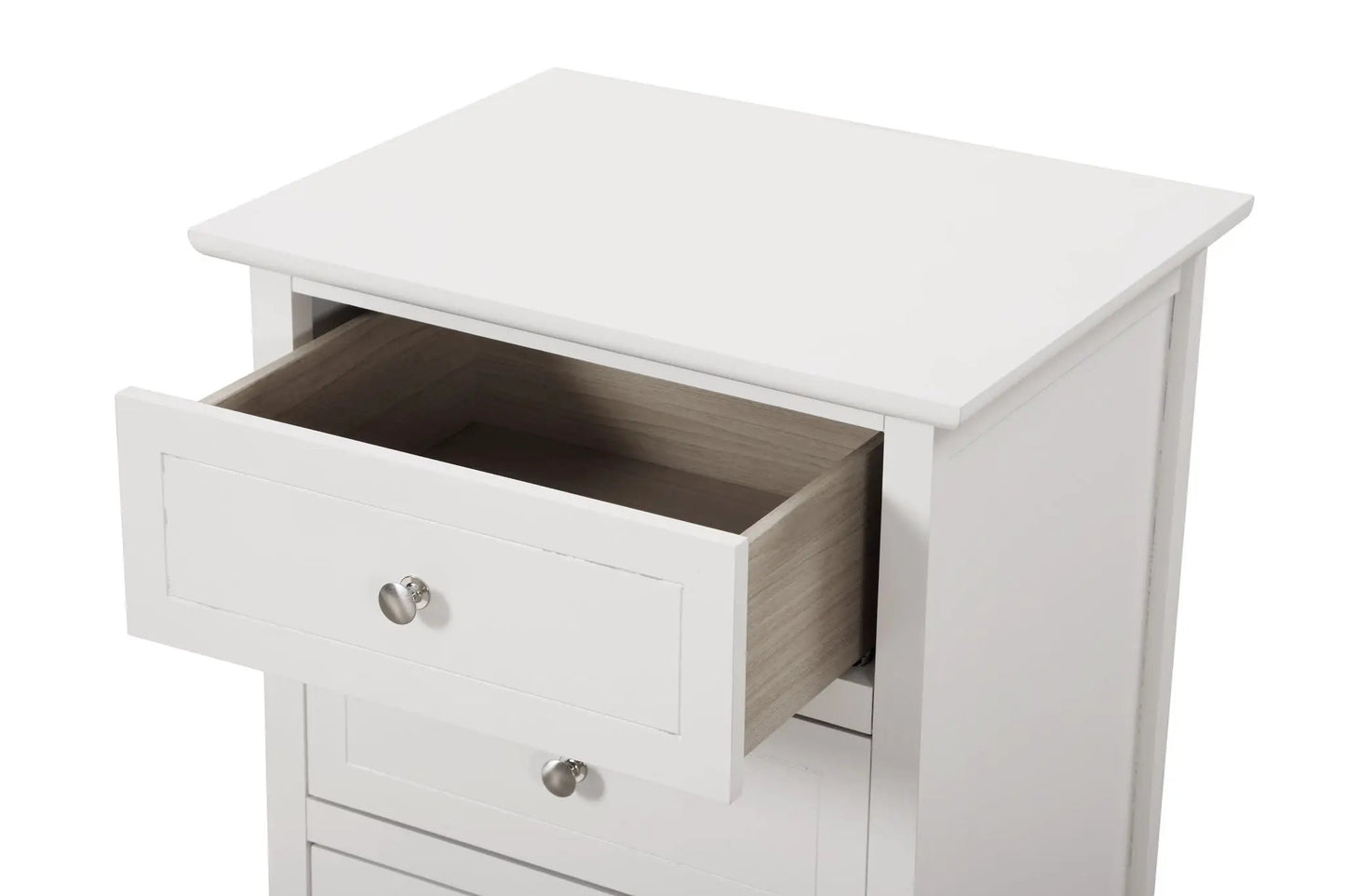 Daniel Nightstand With 3 Drawers In Wood Veneer