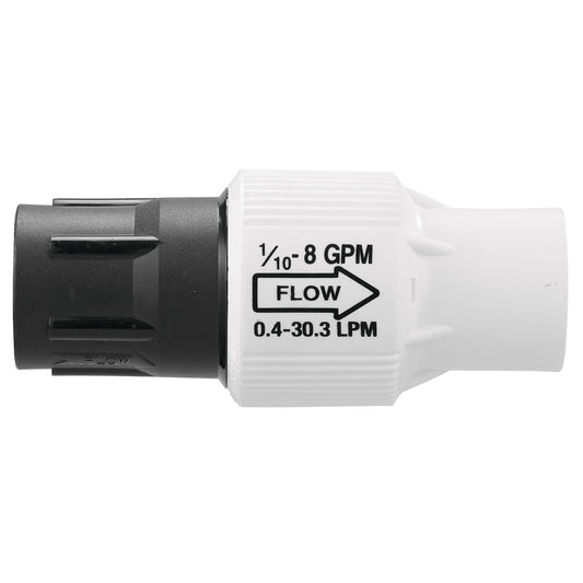 Orbit Irrigation 25 PSI pressure regulator for drip irrigation, white plastic body on Tampa Home & Garden Store