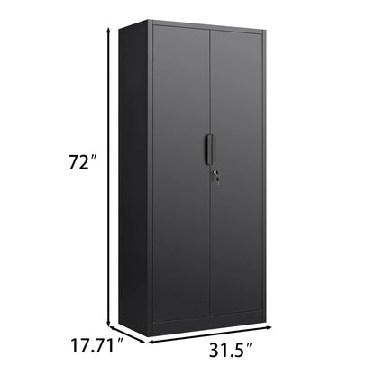 2 Door File Cabinet With Lock and Heavy Shelves