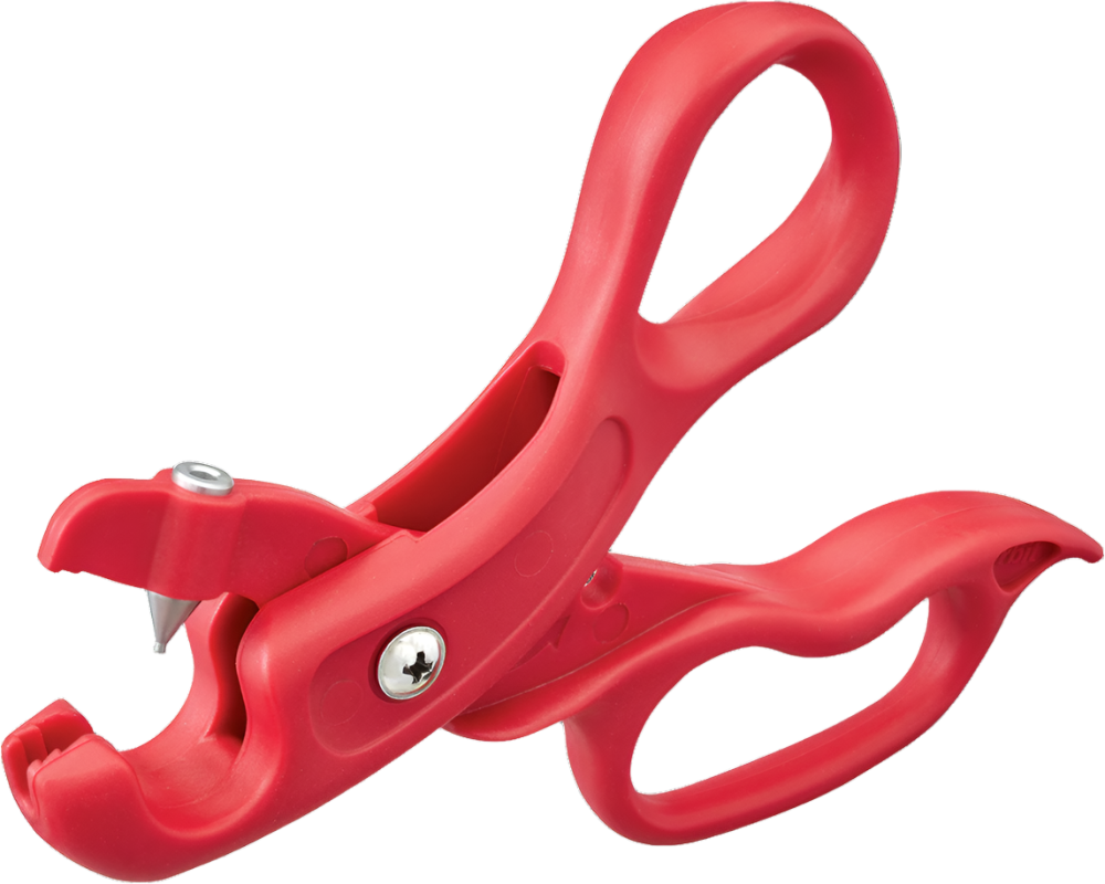 Drip tubing hole punch, red plastic tool by Orbit Irrigation for irrigation systems on Tampa Home & Garden Store