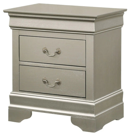 Louis Philippe Nightstand in Wood Veneer