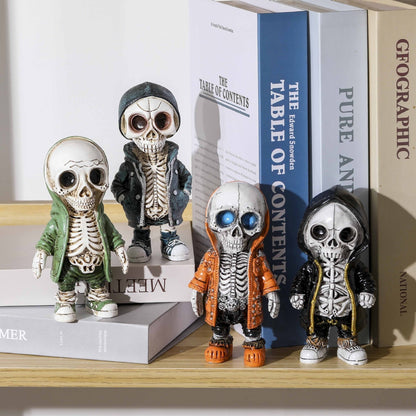 Halloween Decoration Skeleton Doll Resin Craft Decoration Home Bookshelf Art Creative Decoration - Tampa Home & Garden Store