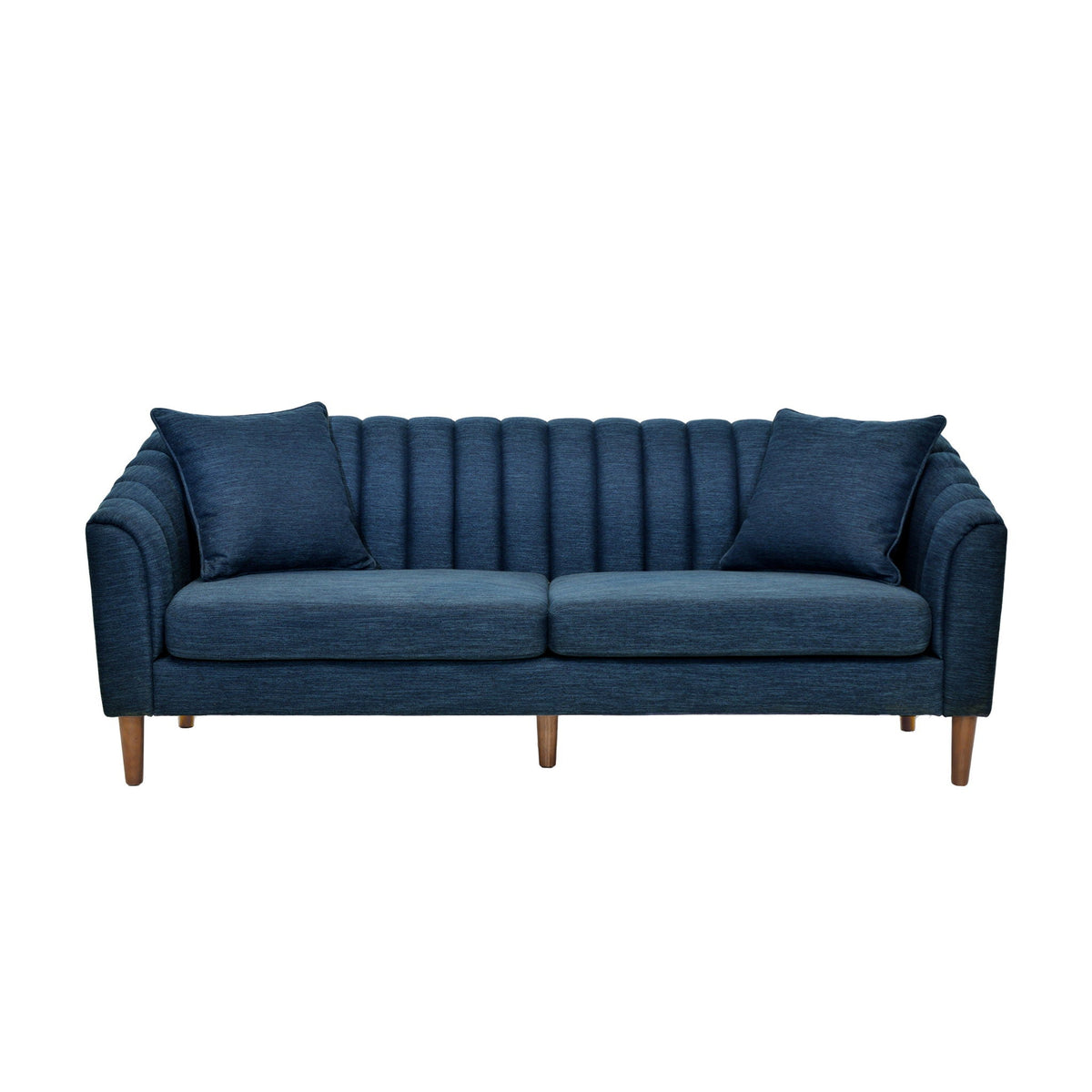 Contemporary 3 Seater Sofa With Plush Cushions