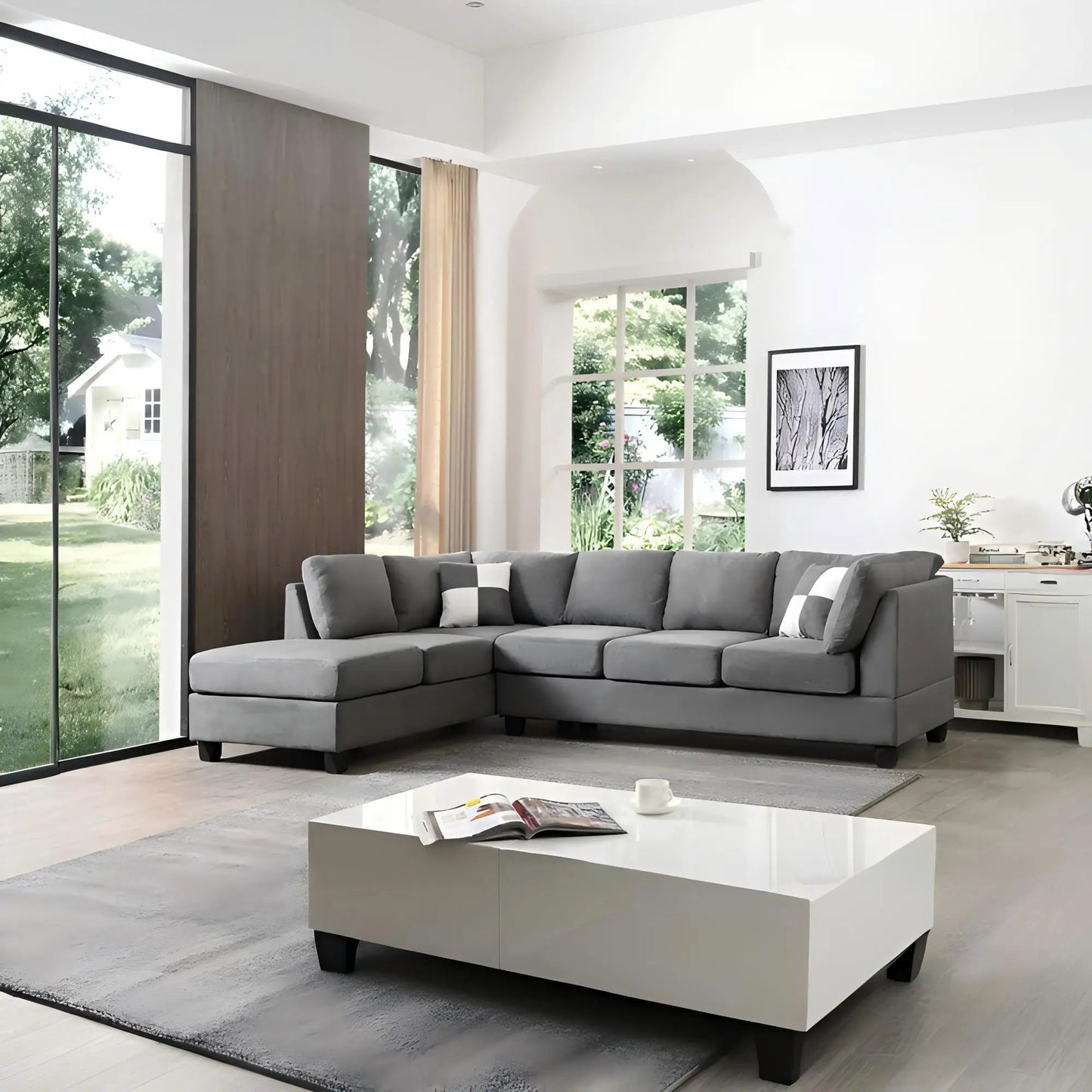 Malone Comfort Sectional Right or Left Chaise