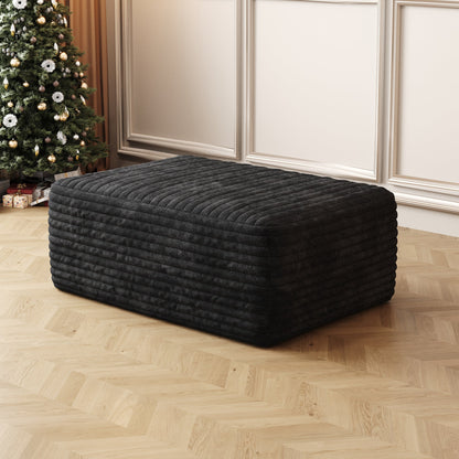 Stylish Corduroy Sofa Ottoman and Living Room