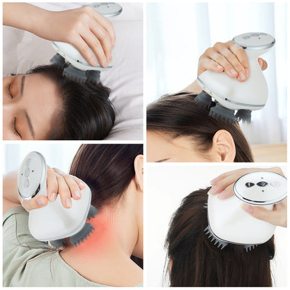 Head Massager 4-Claw Kneading Vibration Rechargeable Waterproof Head Massager Multi-Function - Tampa Home & Garden Store