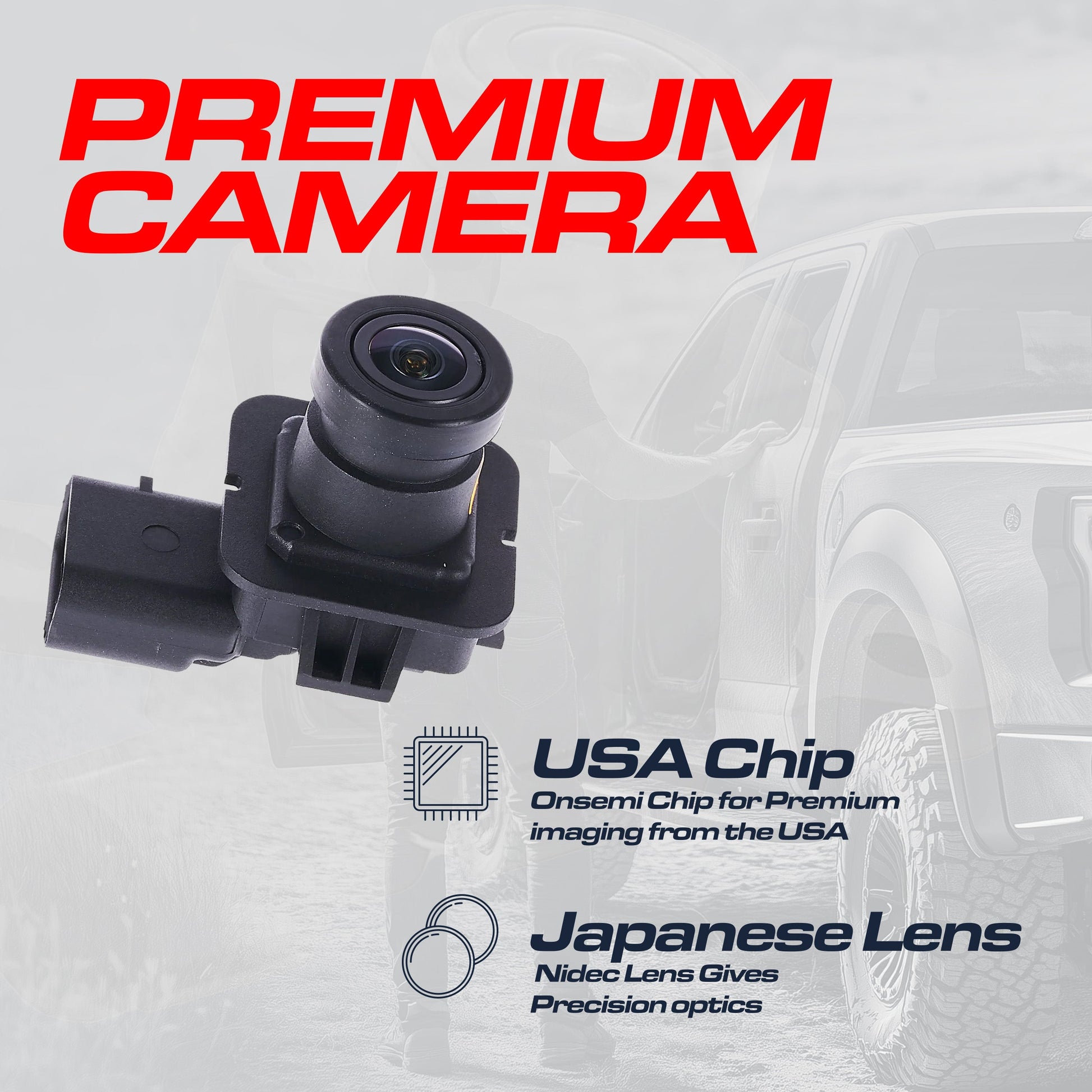 Master Tailgaters Ford Edge 2013-2014 OEM backup camera, black housing on Tampa Home & Garden Store