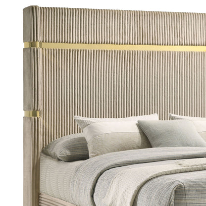 Malcolm Timeless Wingback Upholstered Bed