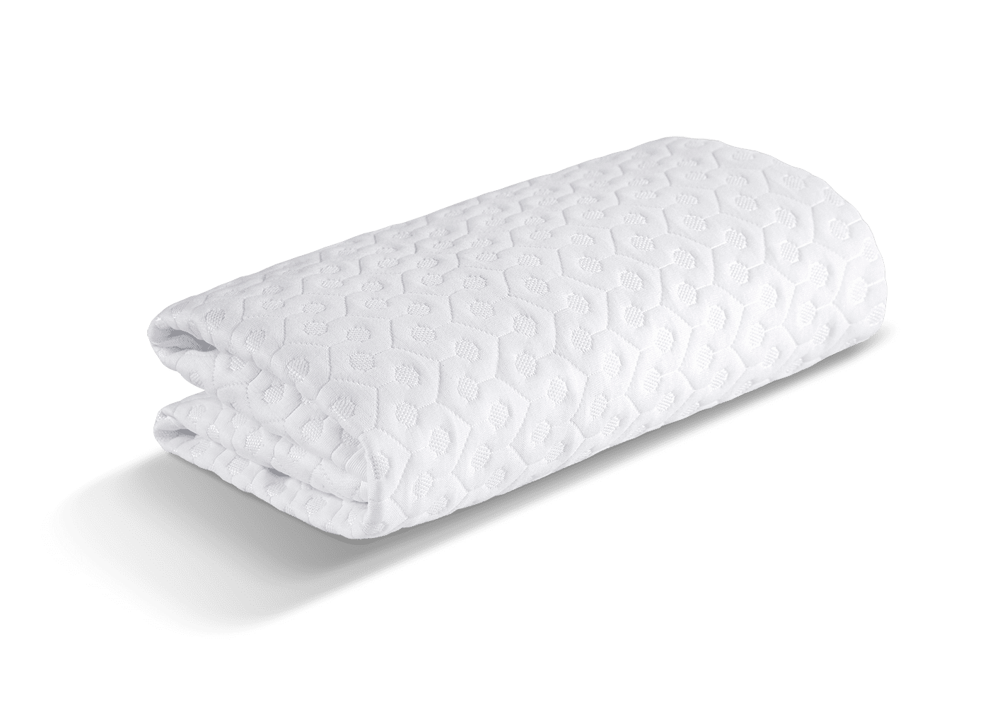 Bed Gear Dri-Tec crib mattress protector white quilted fabric hex pattern by HouseOfZazla on Tampa Home & Garden Store