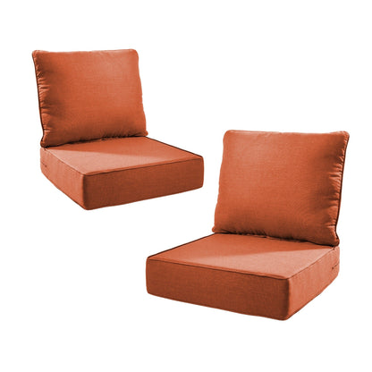 Thick Waterproof Outdoor Chair Cushion Set