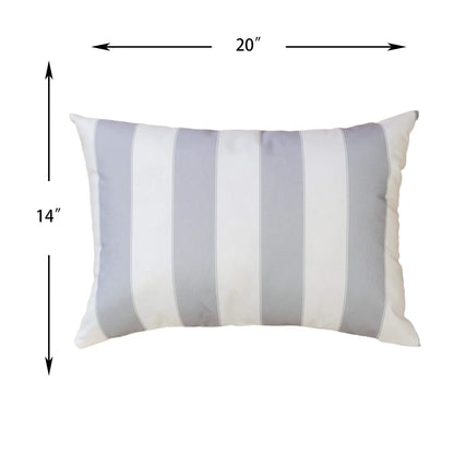 Horizon Stripe Pillow Outdoor and Indoor